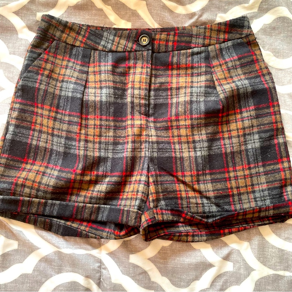 Plaid shorts